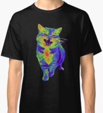 Psychedelic Cat Classic T-Shirt