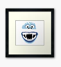 Simple Bumble Face Framed Print