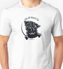 Camiseta unisex Black Pug :: Todo se trata de mí