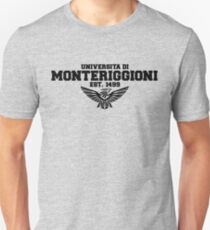 Universita di Monteriggioni (Black) Unisex T-Shirt