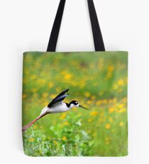 Black Necked Stilt Tote Bag