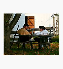 Crop and Zoom on Revolutionary Soldiers, Dey Mansion Photographic Print