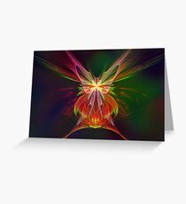 Apophysis Butterfly Greeting Card