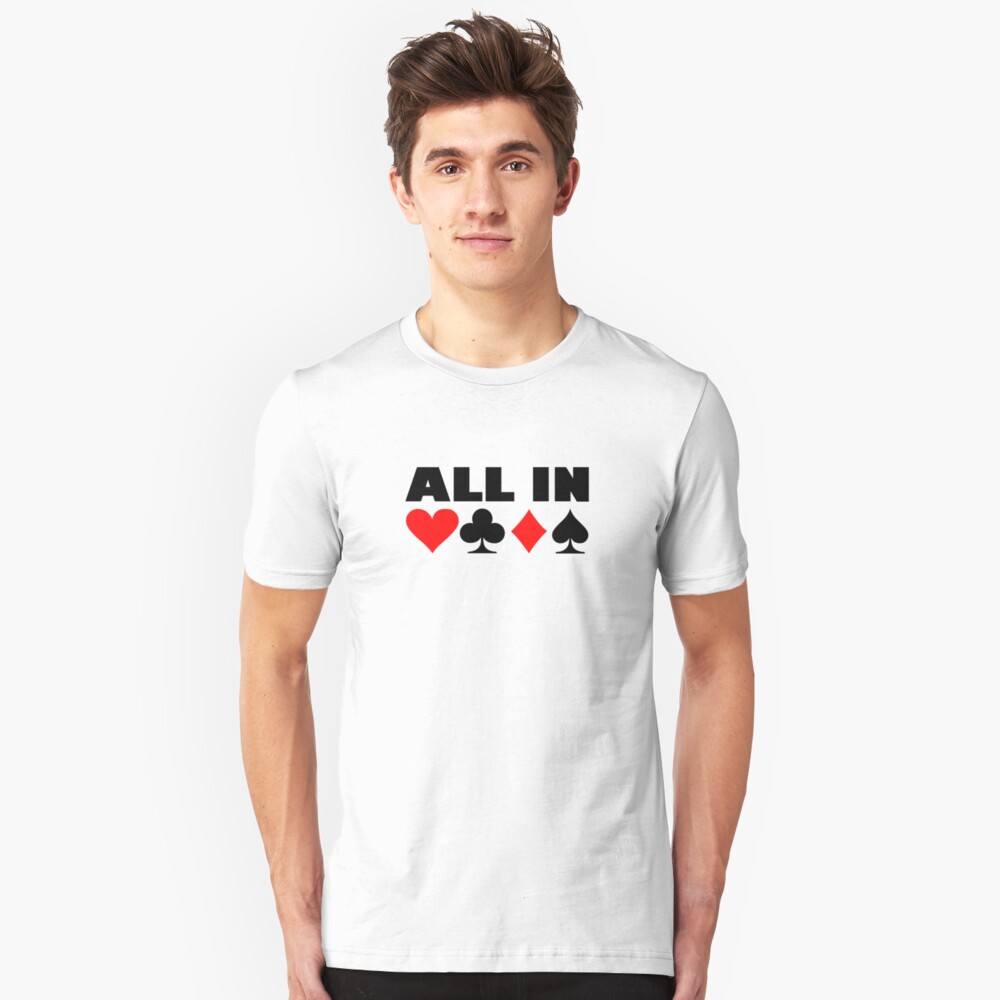 All in poker Slim Fit T-Shirt