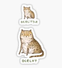 Ocelittle Ocelot Sticker