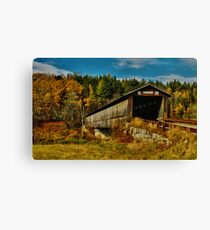 Covered Bridge Canvas Print
