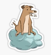 Hund der Weisheit Sticker