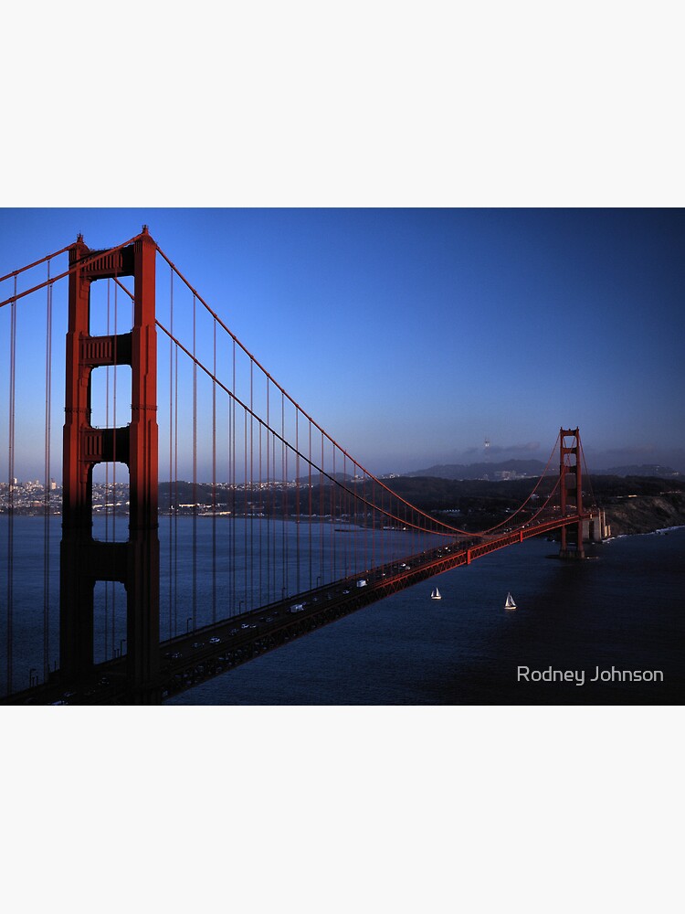 Golden Gate Bridge at Sunset by rodneyj46