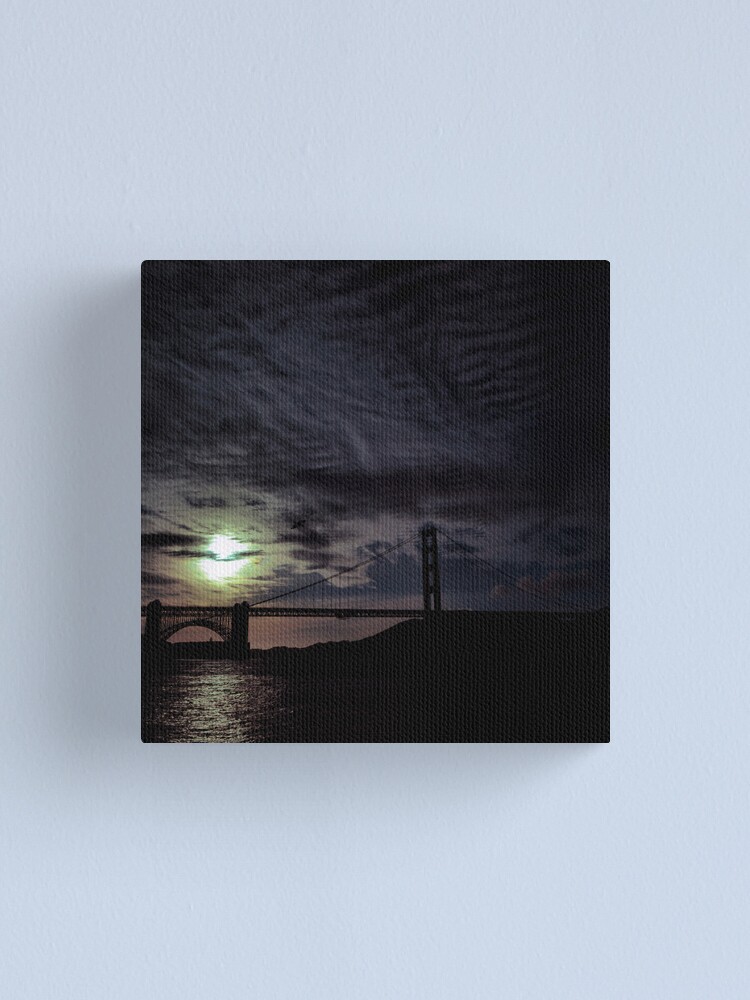 Alternate view of Golden Gate Bridge at Sunset Canvas Print