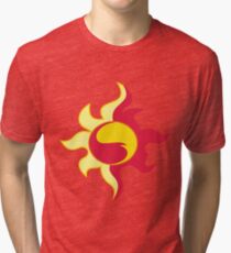 My little Pony - Sunset Shimmer Cutie Mark Tri-blend T-Shirt