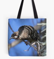 Red Wattle Bird Tote Bag