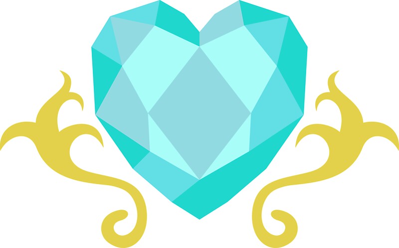 "My little Pony - Princess Cadence Cutie Mark" Stickers by ariados4711