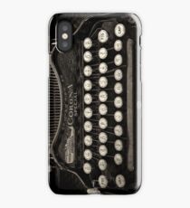 Vintage Typewriter Keyboard iPhone Case