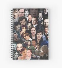 Benedict Cumberbatch Collage Spiral Notebook
