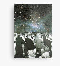 Lienzo metálico Bailando bajo las estrellas