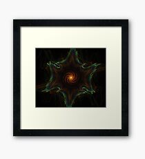 Space Fractal Framed Print