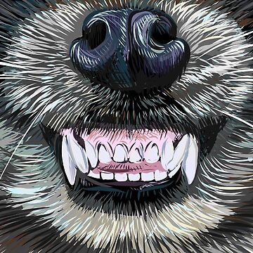 Artwork thumbnail, Trash Panda Face Mask by CatharineJo