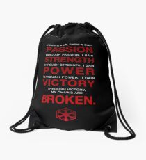Code des Sith Rucksackbeutel