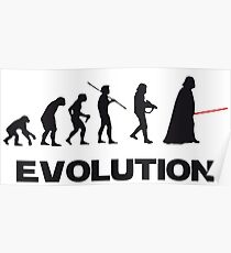 Evolution Star Wars Poster