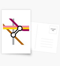 Tube Junction No6 Postcards