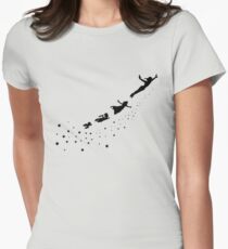 Peter Pan Flying Women's Fitted T-Shirt