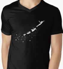 Peter Pan Flying Men's V-Neck T-Shirt