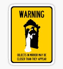 A Note of Concern Regarding Mirrors Sticker