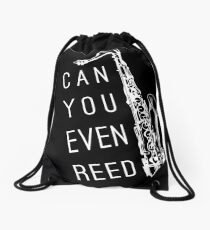 Can You Even Reed? Drawstring Bag