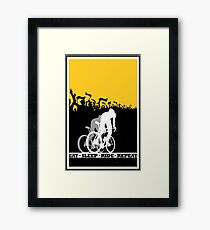 Eat Sleep Ride Repeat Framed Print