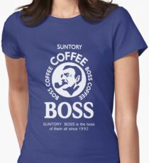 Suntory Boss Kaffee Tailliertes T-Shirt