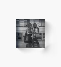 fire stairs Acrylic Block