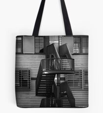 fire stairs Tote Bag
