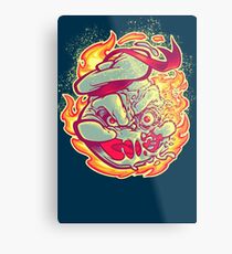 ROASTED MARSHMALLOW MAN Metal Print
