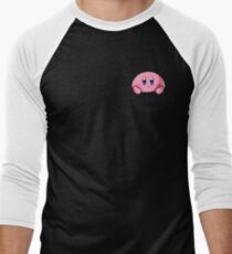 Pocket Kirby Men's Baseball ¾ T-Shirt