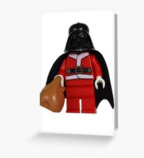 Santa Darth Vader Greeting Card