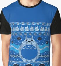 Totoro Knitted Neighbor Graphic T-Shirt