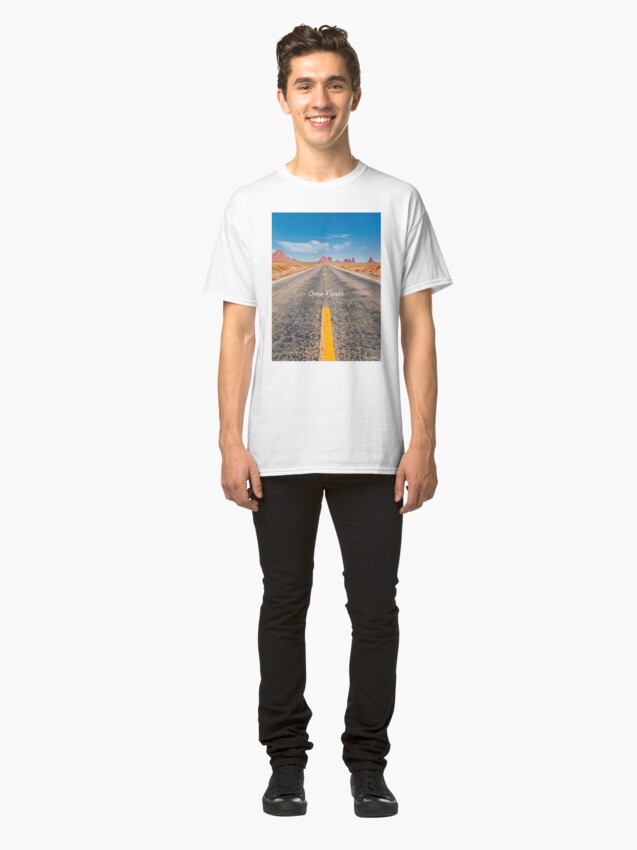Alternate view of Where we're going, We don't need roads! Classic T-Shirt