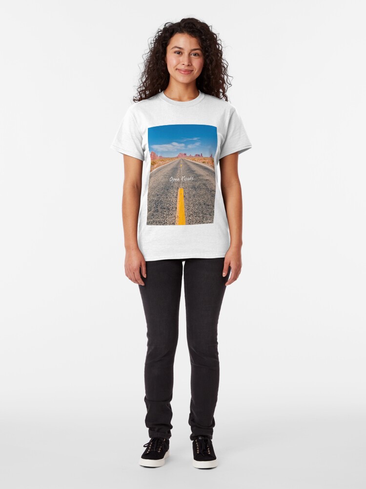 Alternate view of Where we're going, We don't need roads! Classic T-Shirt