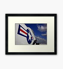 WWII Airplane - US Airforce Framed Print