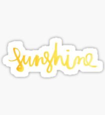 Gold Sunshine Sticker