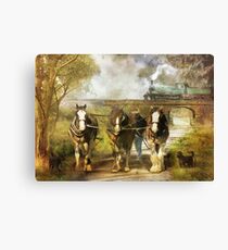 Under Our Own Steam Canvas Print