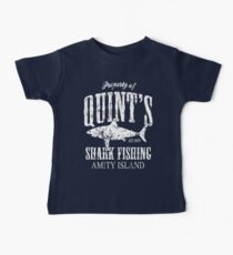 Quints Shark Angeln Amity Island Baby T-Shirt