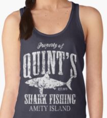 Quints Shark Fishing Amity Island Women's Tank Top