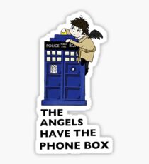 Castiel Has The Phone Box Sticker