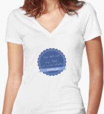 Problematic Awards Women's Fitted V-Neck T-Shirt