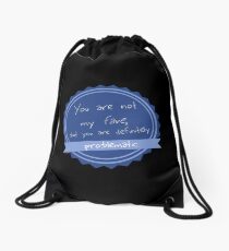Problematic Awards Drawstring Bag