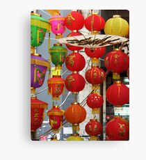 Chinese Lanterns, Ladies Market, Hong Kong Canvas Print