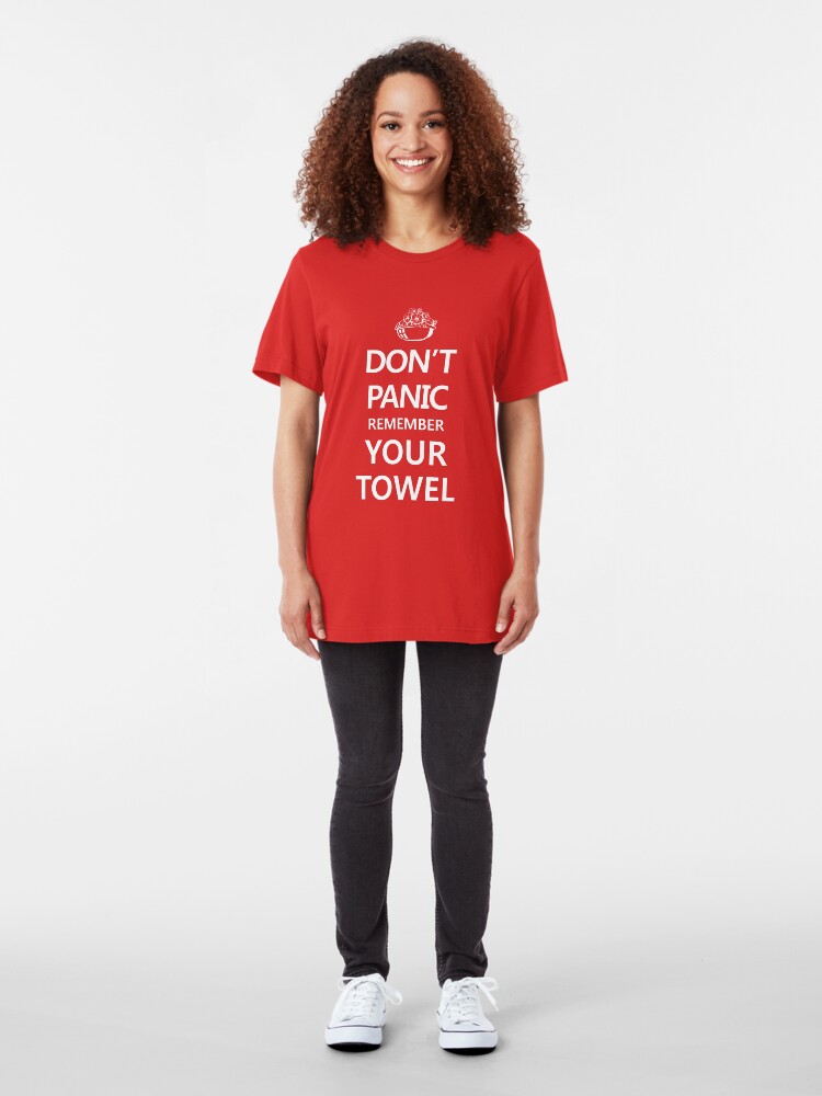 Alternate view of DON'T PANIC Slim Fit T-Shirt