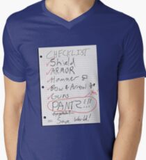 Alien Invasion Checklist Men's V-Neck T-Shirt