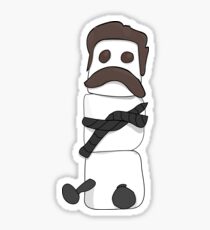Marshmallow Ron Sticker
